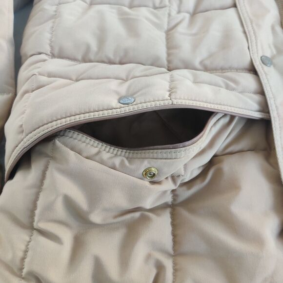 Vintage RefrigiWear 612 Freezer Coat Tan Fur Collar 3XL–4XL 60" Chest USA 70s/80 - Picture 12 of 15